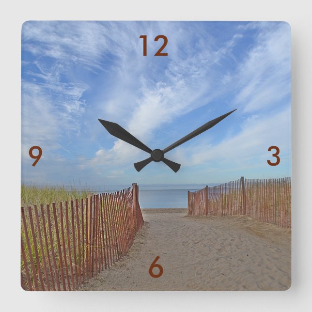 Hammonasset Beach Wall Uhr (Vorderseite)