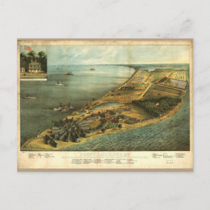 Hammond General Hospital and Prison 1864 ziviler K Postkarte