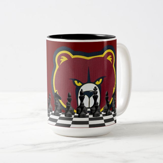 HAMMOND HIGH CHESS ZWEIFARBIGE TASSE (VorderseiteRechts)