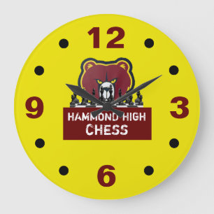 HAMMOND HIGH SCHACH Wanduhr