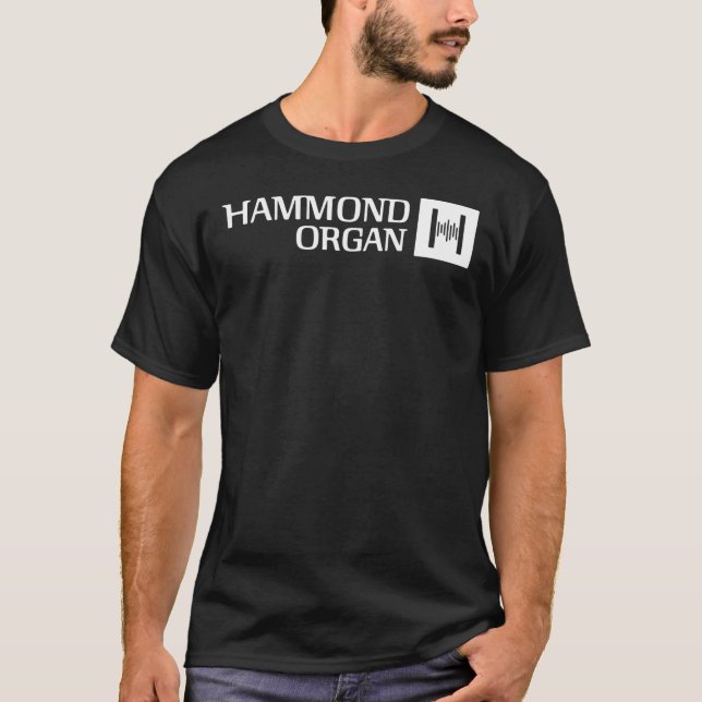 Hammond Orgel Logo Klassischer T - Shirt (Vorderseite)