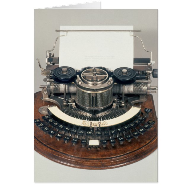 Hammond Schreibmaschine, mit der idealen Tastatur (Vorne)