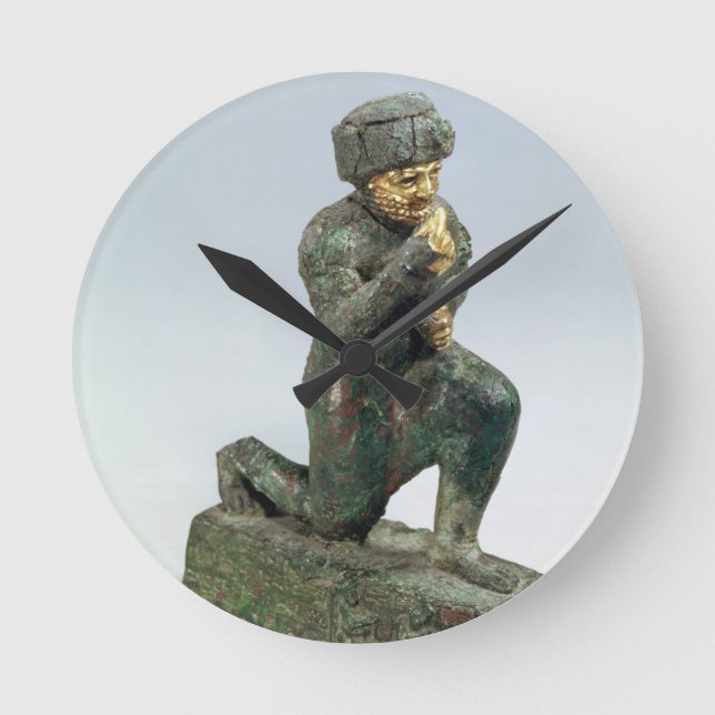 Hammurabi, König von Babylon, betend vor einem Runde Wanduhr (Vorderseite)