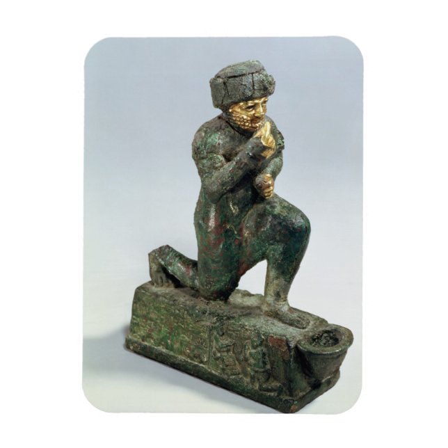 Hammurabi, König von Babylon, betet vor einem Heil Magnet (Vertikal)