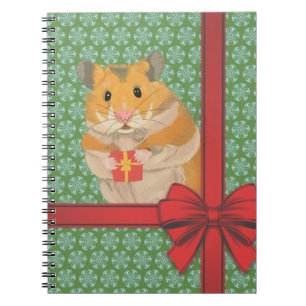 Hammy Christmas Hamster Notizblock