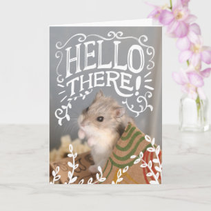 Hammyville - Hamster Hello There Karte
