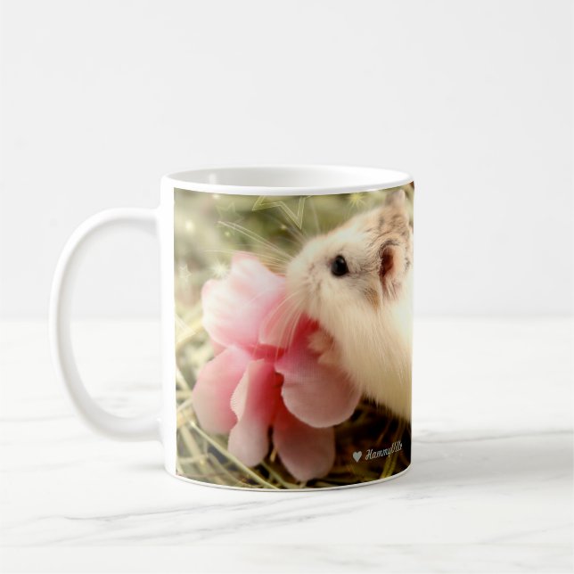 Hammyville - Liebe der Hamster-Blume Tasse (Links)