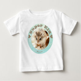 HammyVille - Niedlich Brown White Hamster - Super  Baby T-shirt