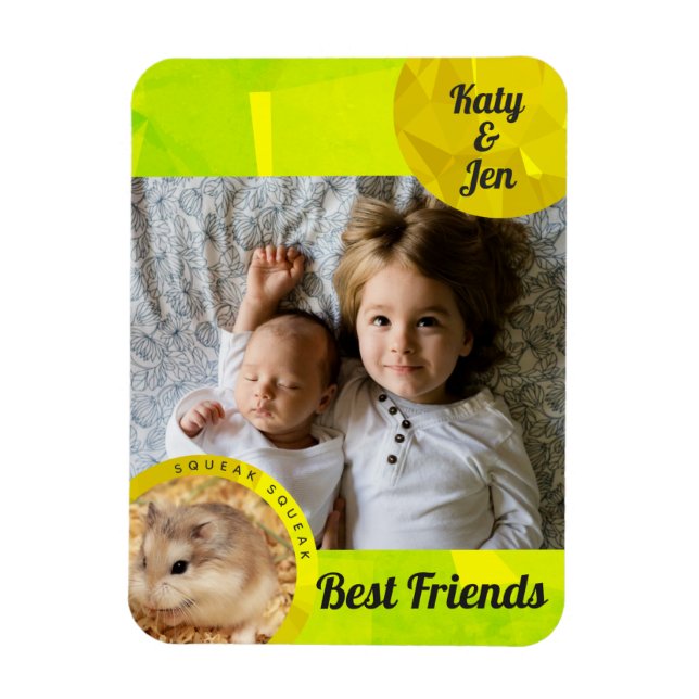 HammyVille - Niedliche Hamster-Freundschaft person Magnet (Vertikal)