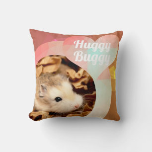 HammyVille - Niedliche Hamster Herzhäuggie Buggy Kissen