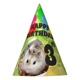 Hammyville - Niedliche Hamster Lime Green Gemis Partyhütchen