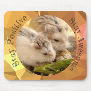 HammyVille - Niedlicher Hamster Bleibe Phantastisc Mousepad