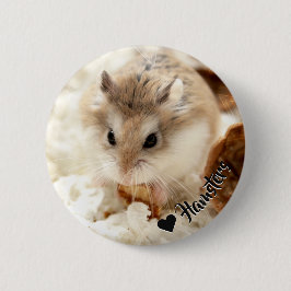 Hammyville - Niedlicher Hamster Button
