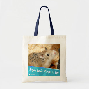 Hammyville - Niedlicher Hamster geniessen Kleinigk Tragetasche