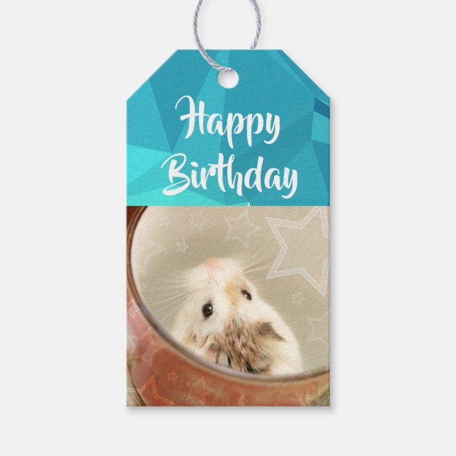 Hammyville - Niedlicher Hamster Geschenkanhänger (Vorderseite)