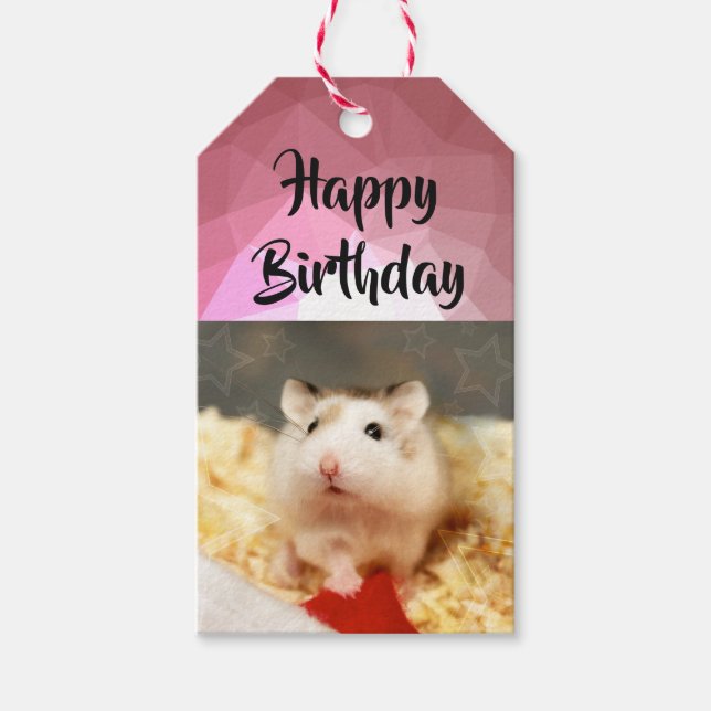 Hammyville - Niedlicher Hamster Geschenkanhänger (Vorderseite)
