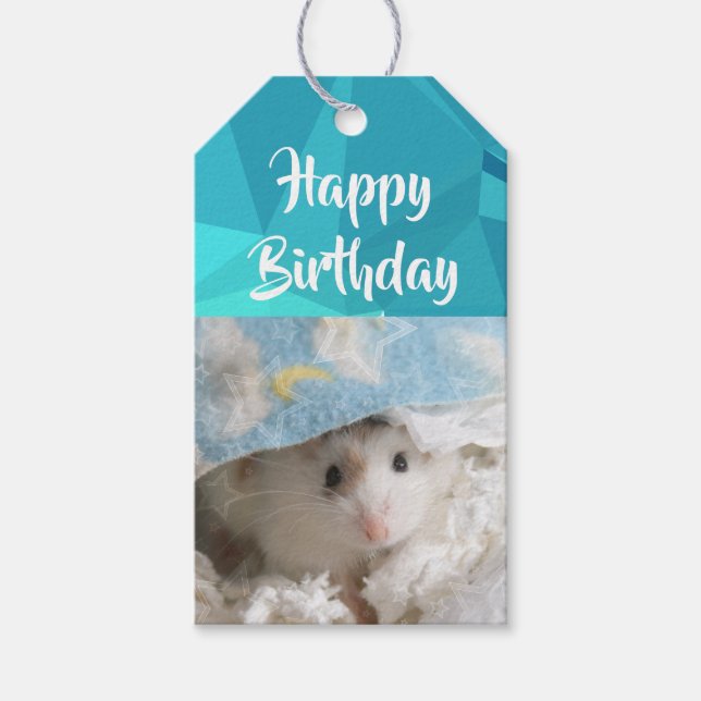 Hammyville - Niedlicher Hamster Geschenkanhänger (Vorderseite)