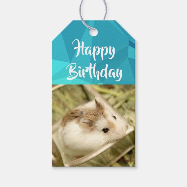 Hammyville - Niedlicher Hamster Geschenkanhänger (Vorderseite)