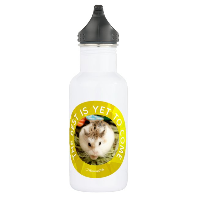 Hammyville - Niedlicher Hamster - Individuell auf  Trinkflasche (Rechts)