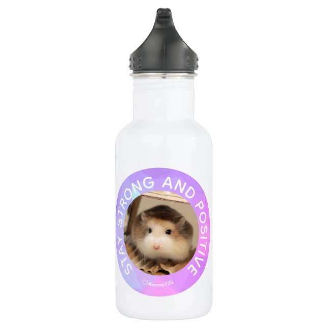 Hammyville - Niedlicher Hamster - Individuell auf  Trinkflasche (Rechts)