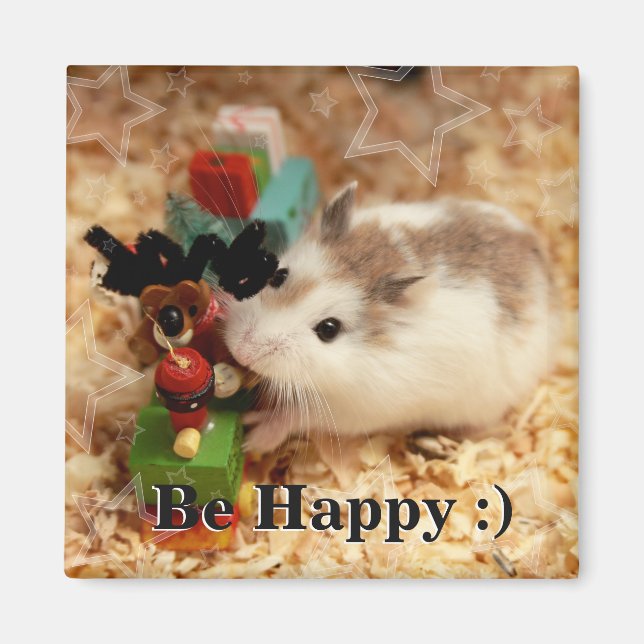 Hammyville - Niedlicher Hamster Magnet (Vorne)