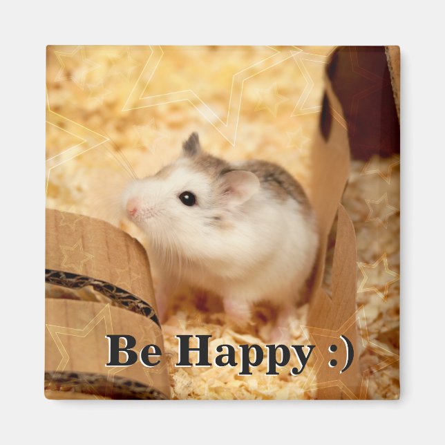 Hammyville - Niedlicher Hamster Magnet (Vorne)