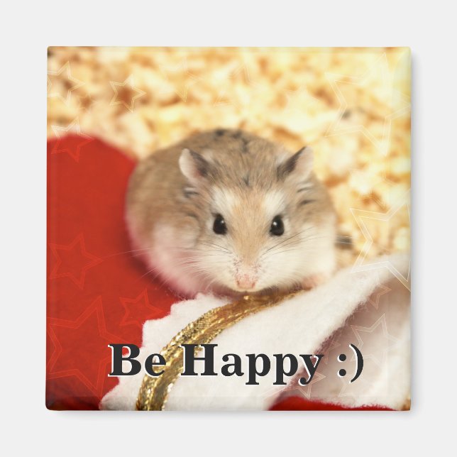 Hammyville - Niedlicher Hamster Magnet (Vorne)