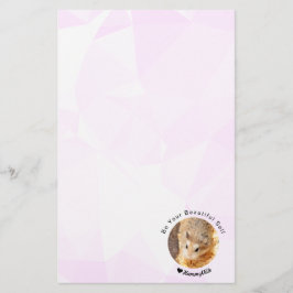 Hammyville - Niedlicher Hamster mit Motivierend Zi Briefpapier