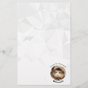 Hammyville - Niedlicher Hamster mit Motivierend Zi Briefpapier
