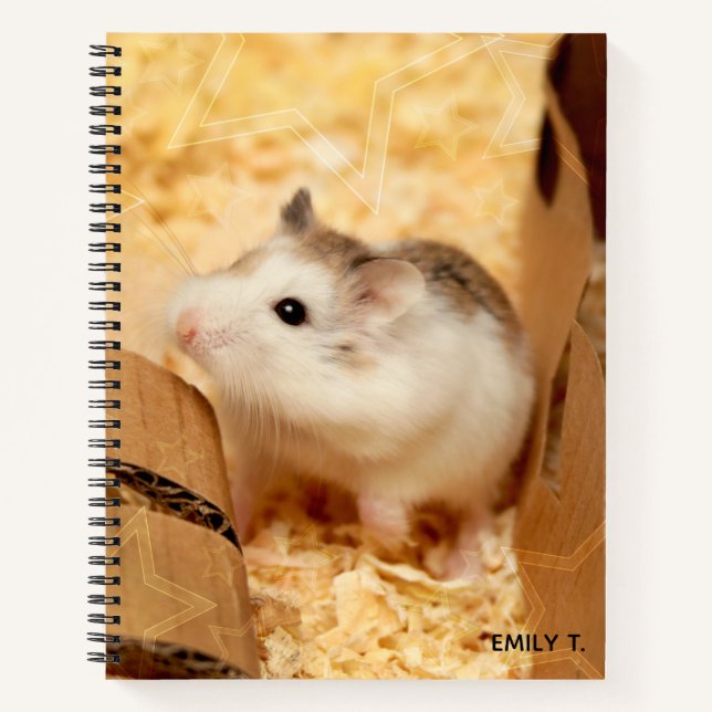 Hammyville - Niedlicher Hamster Notizbuch (Vorderseite)