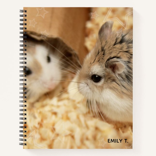 Hammyville - Niedlicher Hamster Notizbuch (Vorderseite)
