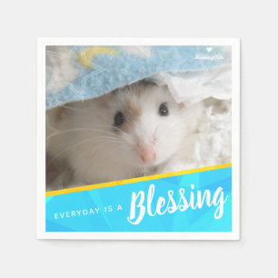 Hammyville - Niedlicher Robo Hamsters Segen Serviette