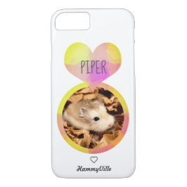 Hammyville - Niedliches Hamsterherz iPhone 8/7 Hülle