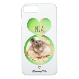 Hammyville - Niedliches Hamsterherz iPhone 8/7 Hülle