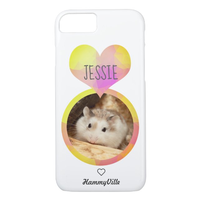 Hammyville - Niedliches Hamsterherz Case-Mate iPhone Hülle (Rückseite)