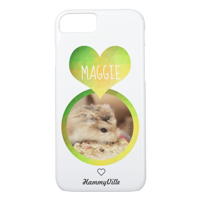 Hammyville - Niedliches Hamsterherz Case-Mate iPhone Hülle (Rückseite)