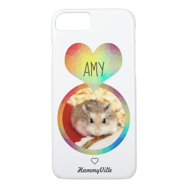 Hammyville - Niedliches Hamsterherz Case-Mate iPhone Hülle (Rückseite)
