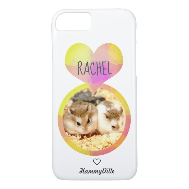 Hammyville - Niedliches Hamsterherz Case-Mate iPhone Hülle (Rückseite)