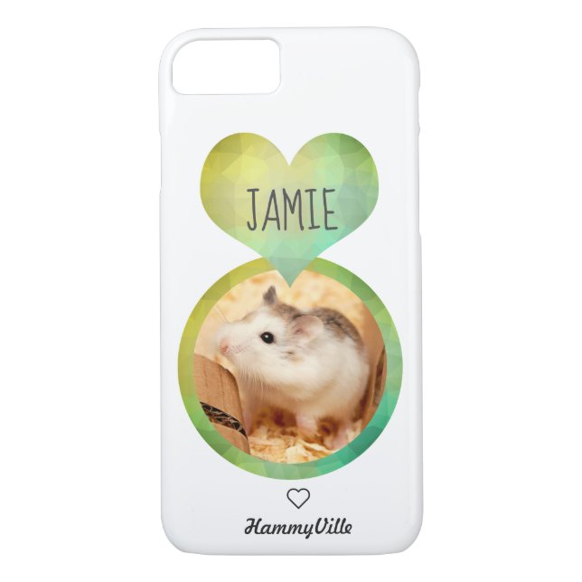 Hammyville - Niedliches Hamsterherz Case-Mate iPhone Hülle (Rückseite)