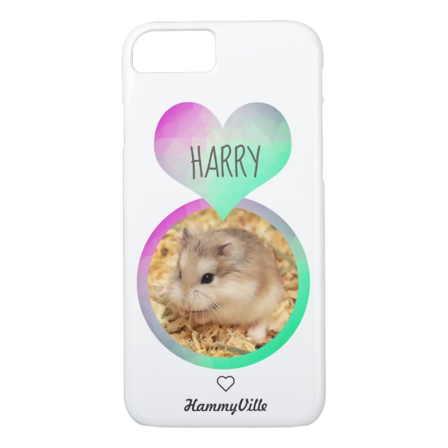 Hammyville - Niedliches Hamsterherz Case-Mate iPhone Hülle (Rückseite)