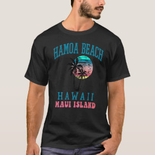 Hamoa Beach Maui Hawaii Beach Palm Trees Summer Ha T-Shirt