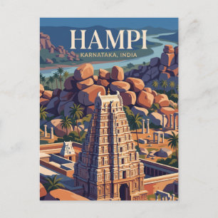 Hampi Indien Postkarte