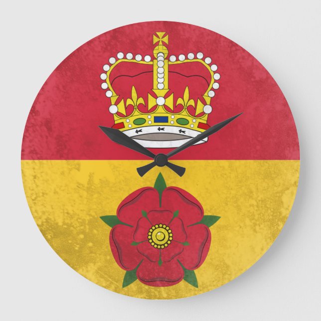 Hampshire Große Wanduhr (Vorderseite)