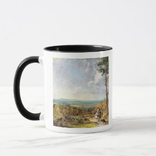 Hampstead Heide, der in Richtung Egge, 1821 blickt Tasse