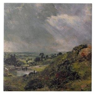 Hampstead Heide, Niederlassungs-Hügel-Teich, 1828 Fliese