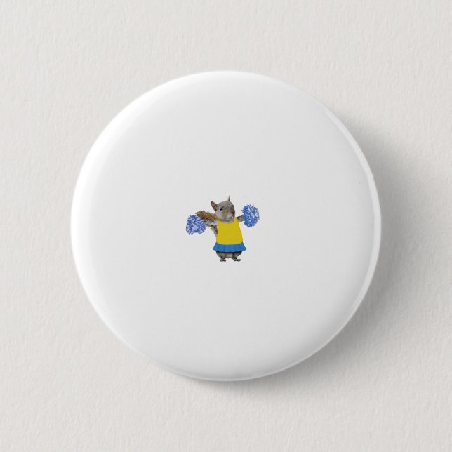 Hampster Cheerleader Button (Vorderseite)
