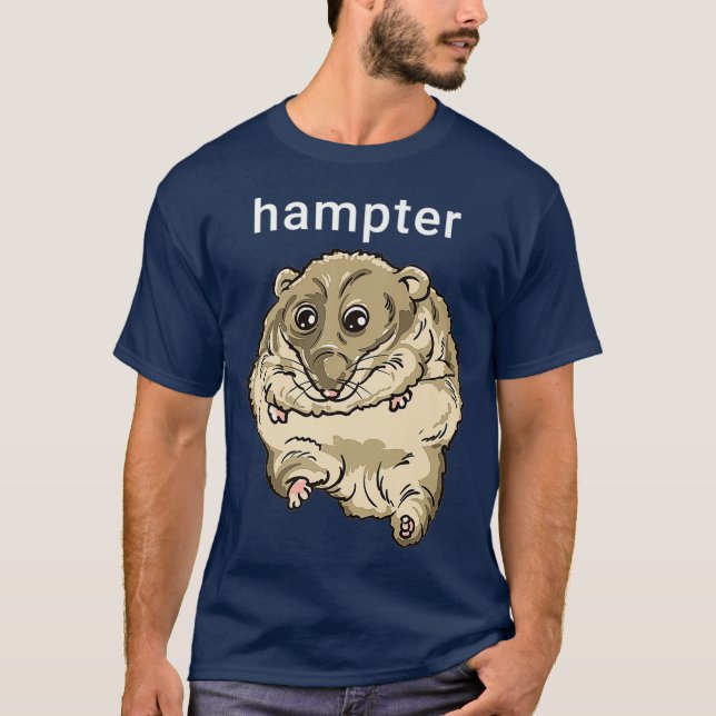 Hampter Funny Hamster Dank Meme Premium T-Shirt (Vorderseite)
