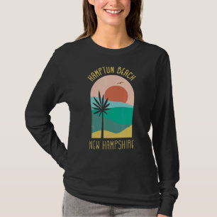 Hampton Beach New Hampshire Boho Vintag Vacation T-Shirt