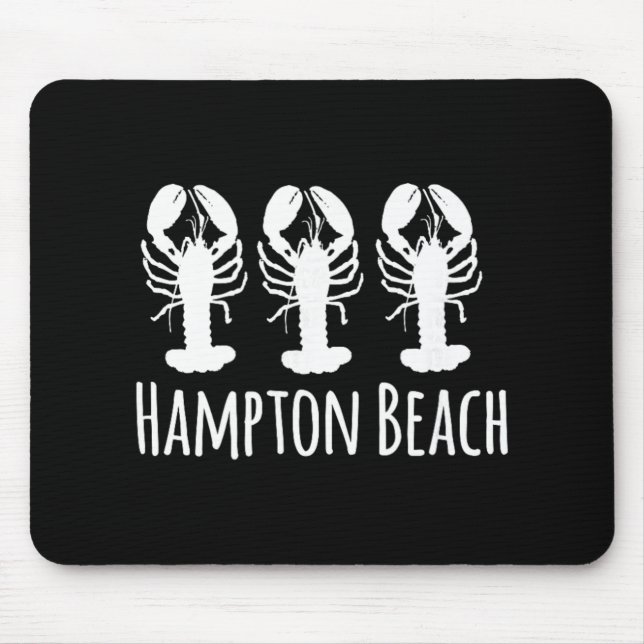 Hampton Beach New Hampshire Lobster Nautical Coast Mousepad (Vorne)