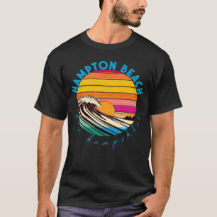 Hampton Beach Retro 1980er Stil New Hampshire Beac T-Shirt